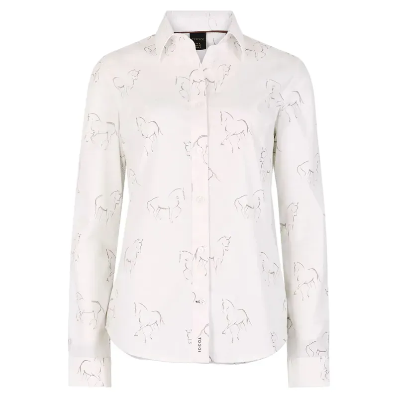 Toggi Sigrid Womens Printed Shirt - White-6