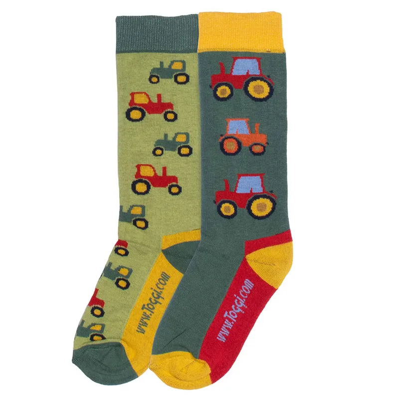 Toggi Freddie Junior Bamboo Socks 2 Pack - Green