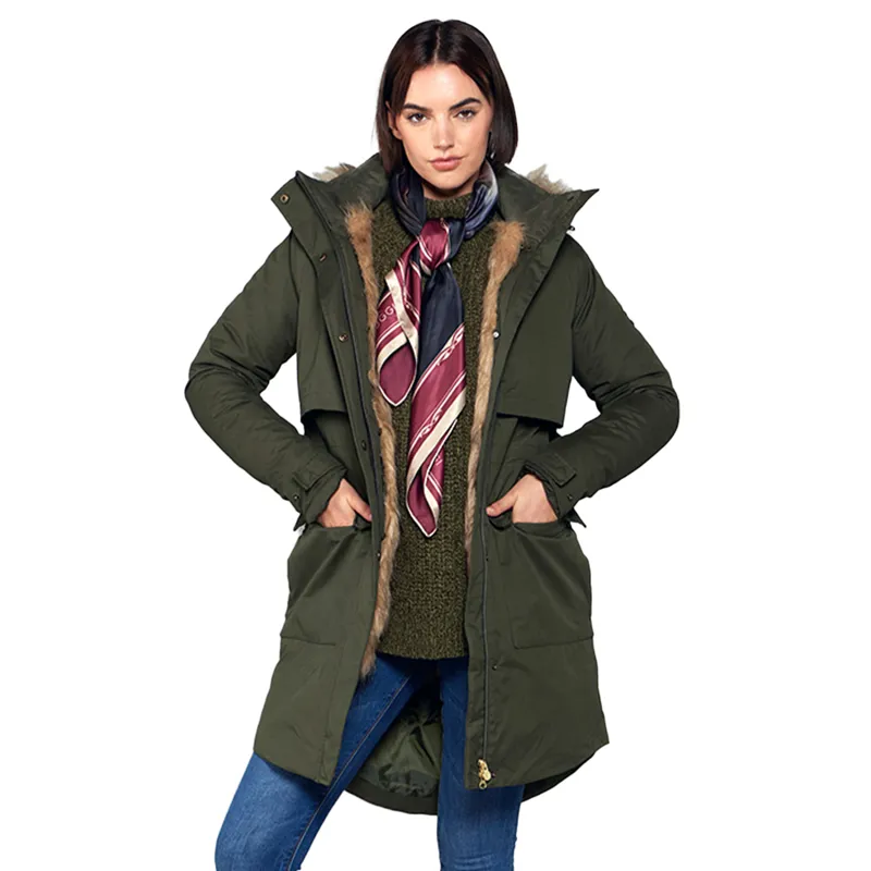 Toggi Tremar Womens Waterproof Jacket - Forest Green-2