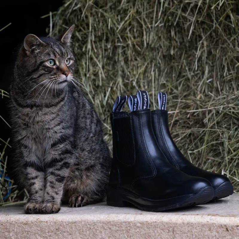 Toggi Barrington Adults Waterproof Jodhpur Boots - Black-8