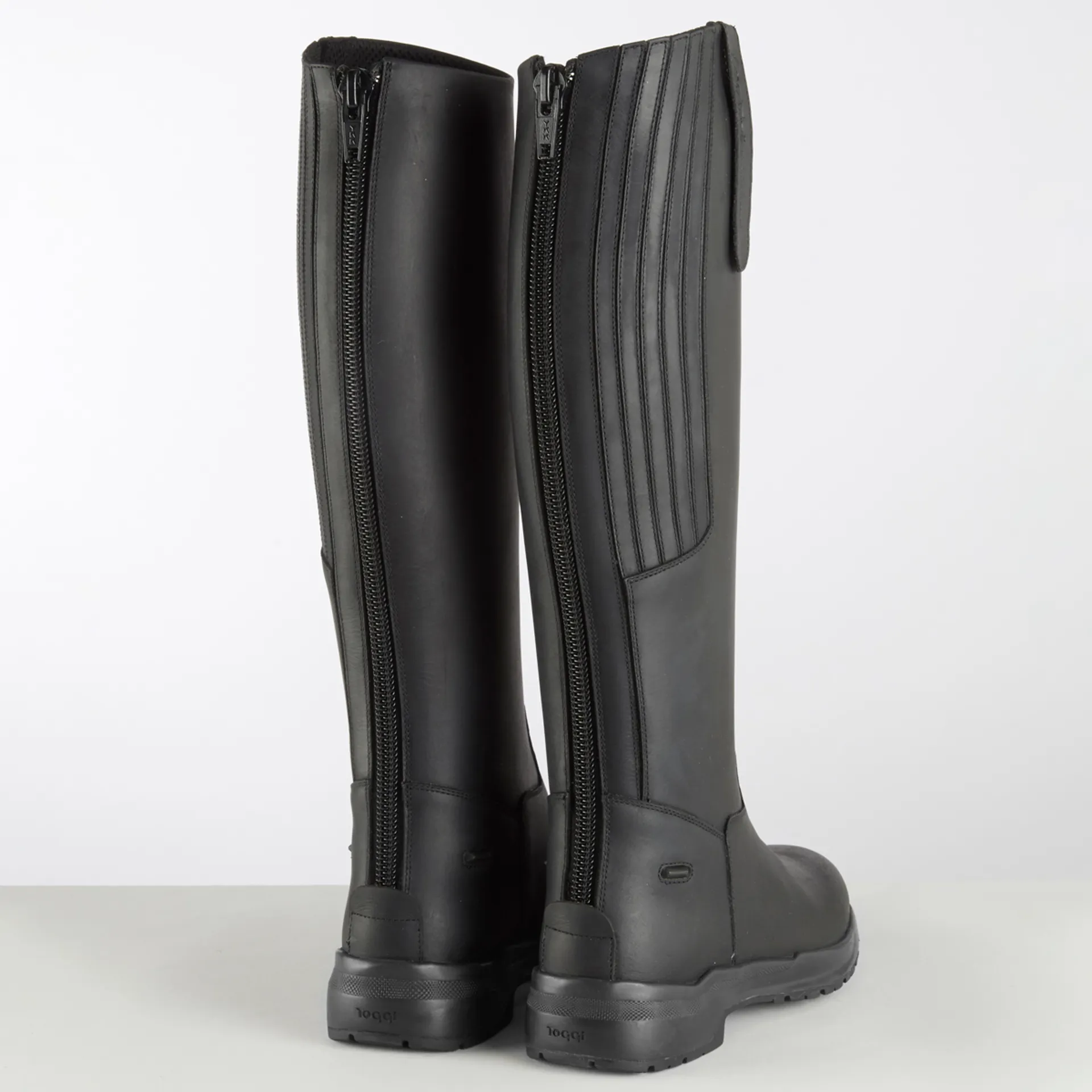 Toggi Calgary Pro Long Adults Country Riding Boots Black