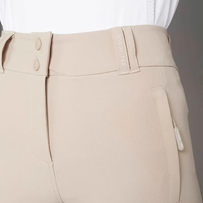 Toggi Flexi Full Grip Water Resistant Ladies Competition Breeches - Mink-2