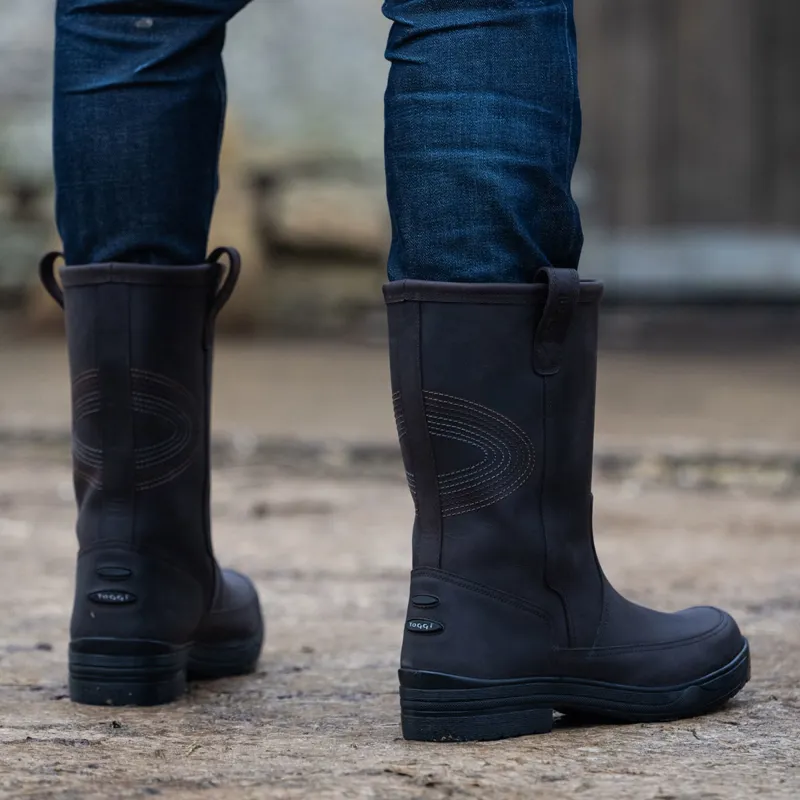 Toggi Hartpury Adults Safety Boots - Chocolate-12