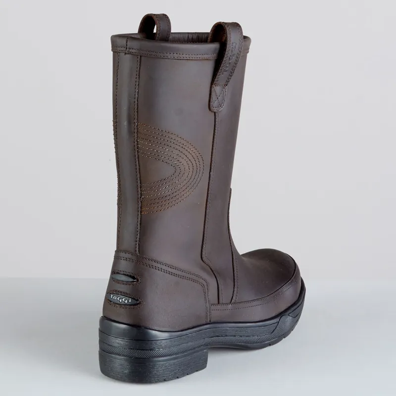 Toggi Hartpury Adults Safety Boots - Chocolate-3