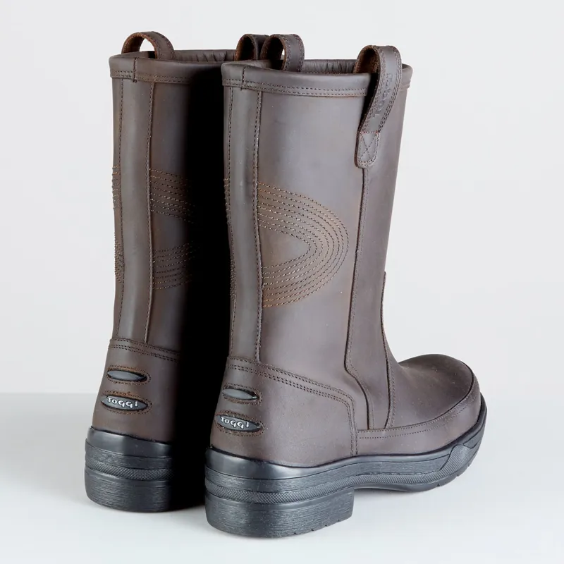 Toggi Hartpury Adults Safety Boots - Chocolate-2