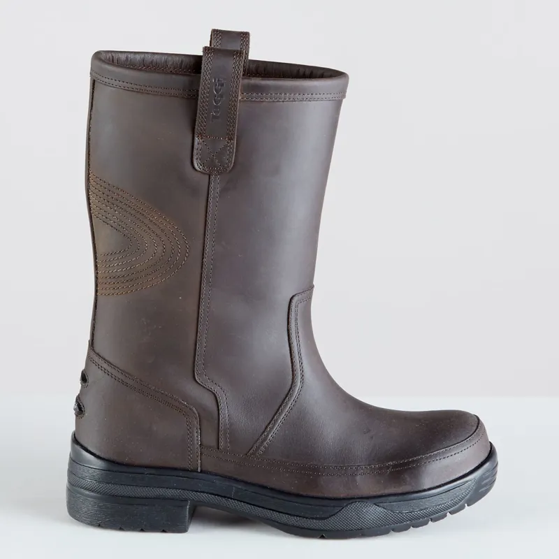 Toggi Hartpury Adults Safety Boots - Chocolate-1