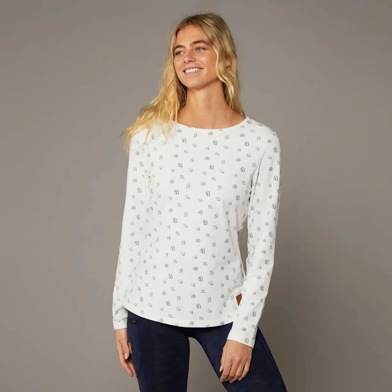 Toggi Poochy Long Sleeve Ladies T-Shirt - Navy Print