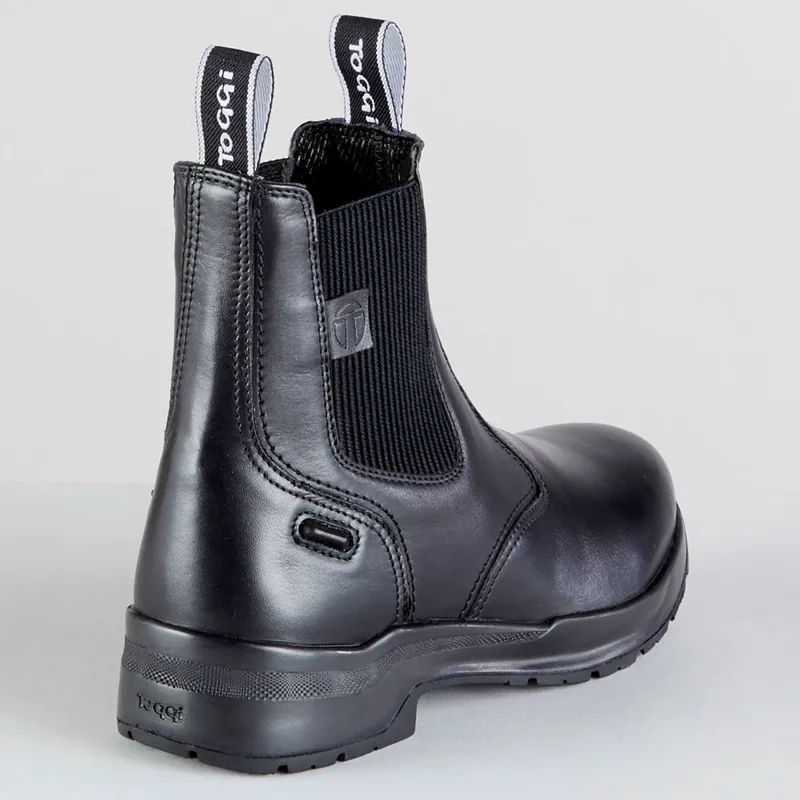 Toggi Barrington Adults Waterproof Jodhpur Boots - Black-3