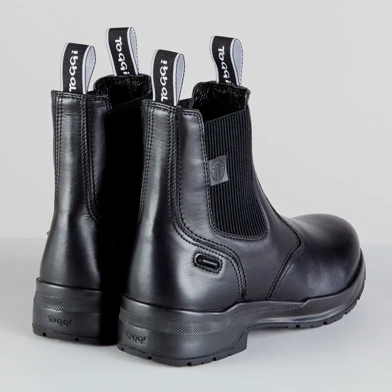 Toggi Barrington Adults Waterproof Jodhpur Boots - Black-2