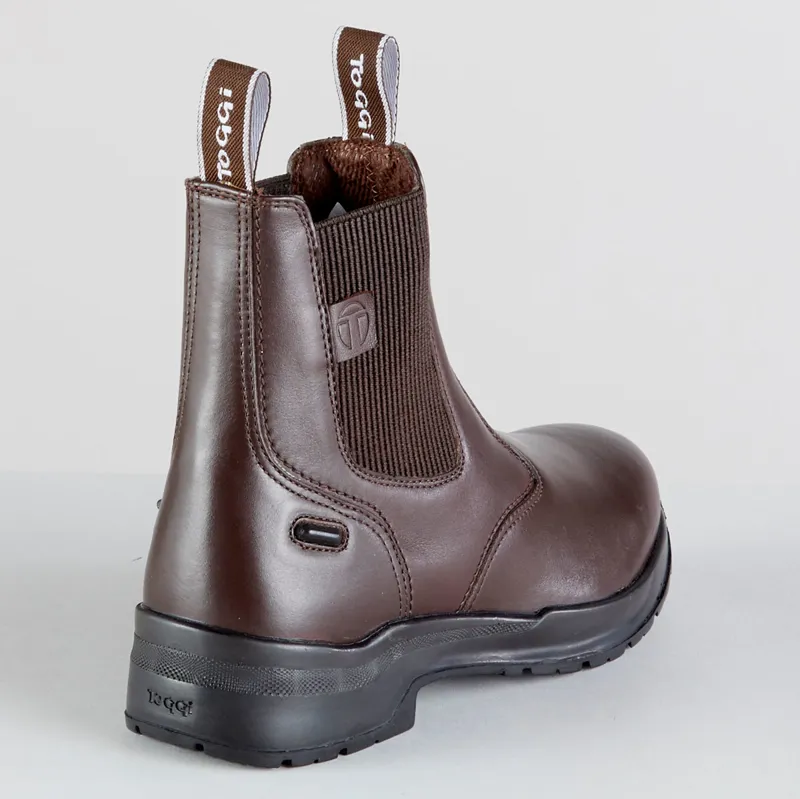 Toggi Barrington Adults Waterproof Jodhpur Boots - Dark Brown-3