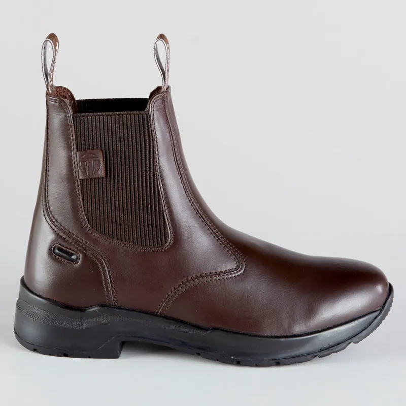 Toggi Barrington Adults Waterproof Jodhpur Boots - Dark Brown-1