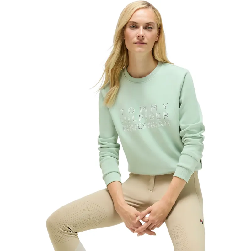 Tommy Hilfiger Belair Rhinestone Womens Sweatshirt - Belair Mint Pre-Order