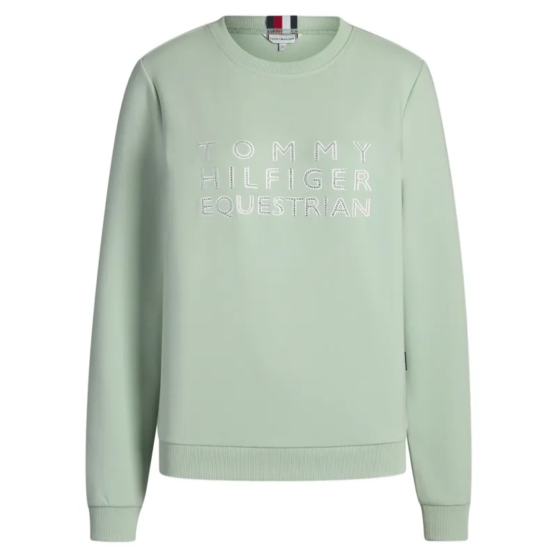 Tommy Hilfiger Belair Rhinestone Womens Sweatshirt - Belair Mint Pre-Order-2