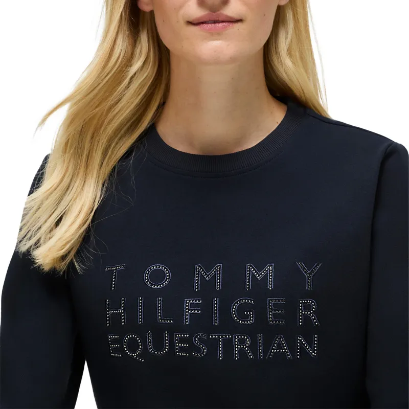 Tommy Hilfiger Belair Rhinestone Womens Sweatshirt - Desert Sky Pre-Order-3