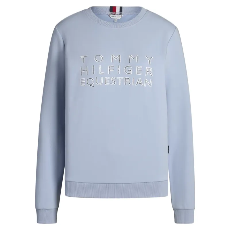 Tommy Hilfiger Belair Rhinestone Womens Sweatshirt - Sweet Blue Pre-Order-1