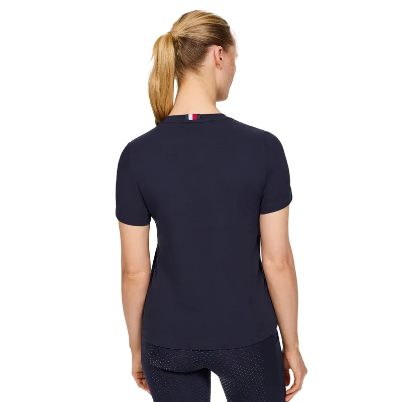 Tommy Hilfiger Belmont Ladies Rhinestone T-Shirt - Desert Sky-2