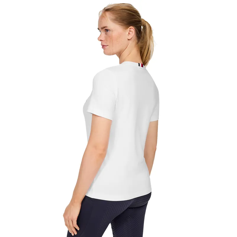 Tommy Hilfiger Belmont Ladies Rhinestone T-Shirt - Optic White-2