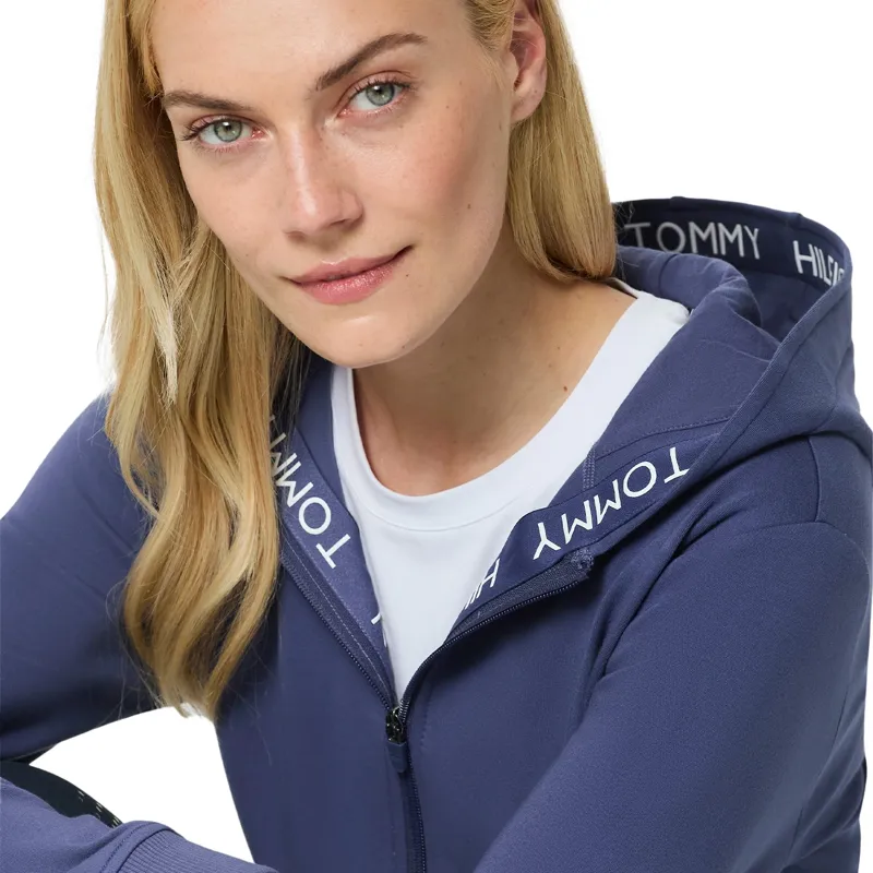 Tommy Hilfiger Beverly Womens Zip-Up Hoodie - Faded Indigo Pre-Order-3