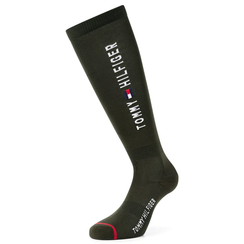 Tommy Hilfiger Clifton Unisex Riding Socks - Pine