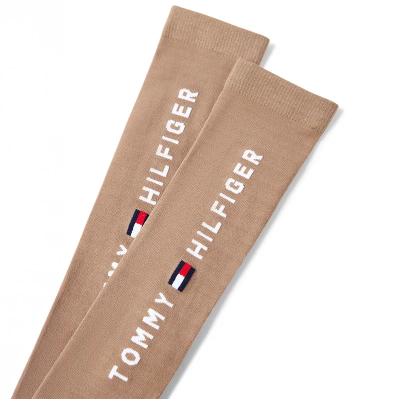 Tommy Hilfiger Clifton Unisex Riding Socks - Taupe-3