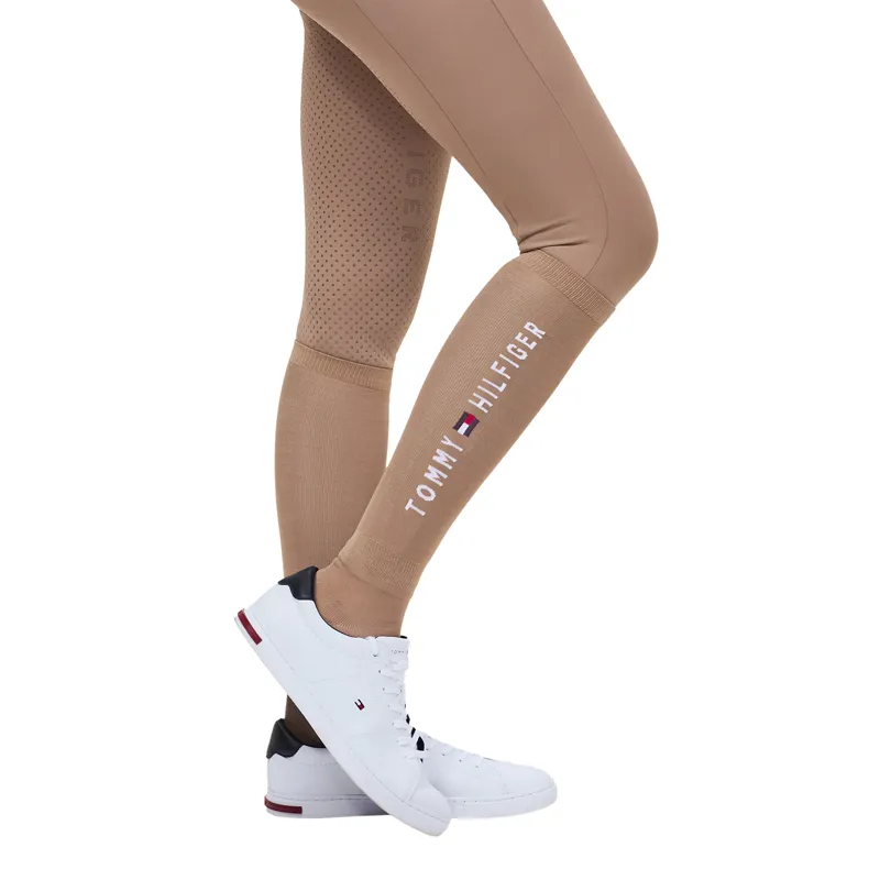 Tommy Hilfiger Clifton Unisex Riding Socks - Taupe-1