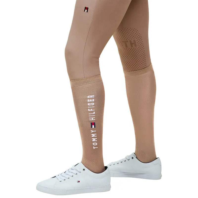 Tommy Hilfiger Clifton Unisex Riding Socks - Taupe-2
