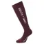 Tommy Hilfiger Clifton Unisex Riding Socks - Deep Burgundy