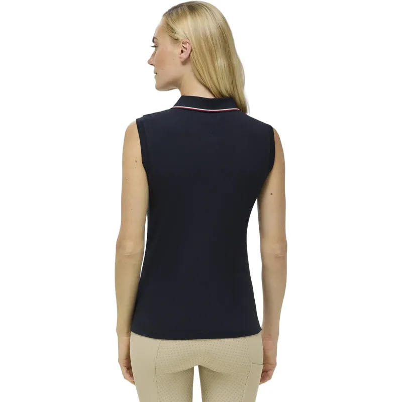 Tommy Hilfiger Cordova Womens Sleeveless Polo Shirt - Desert Sky Pre-Order-2