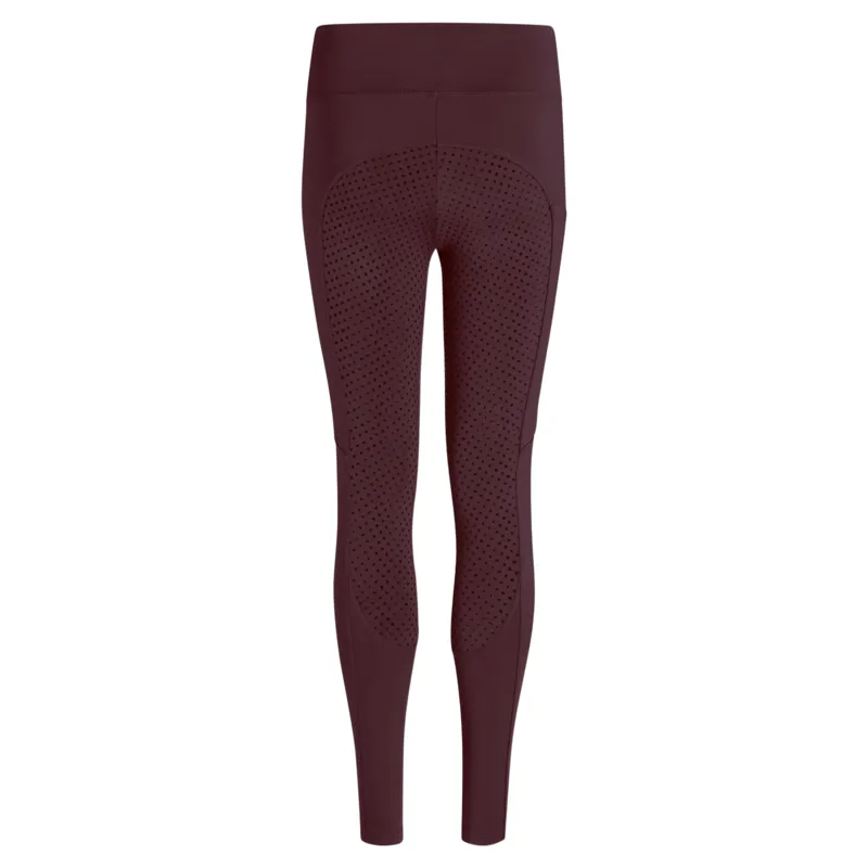 Tommy Hilfiger Devon Junior Full Grip Riding Tights -  Deep Burgundy Pre-Order-4