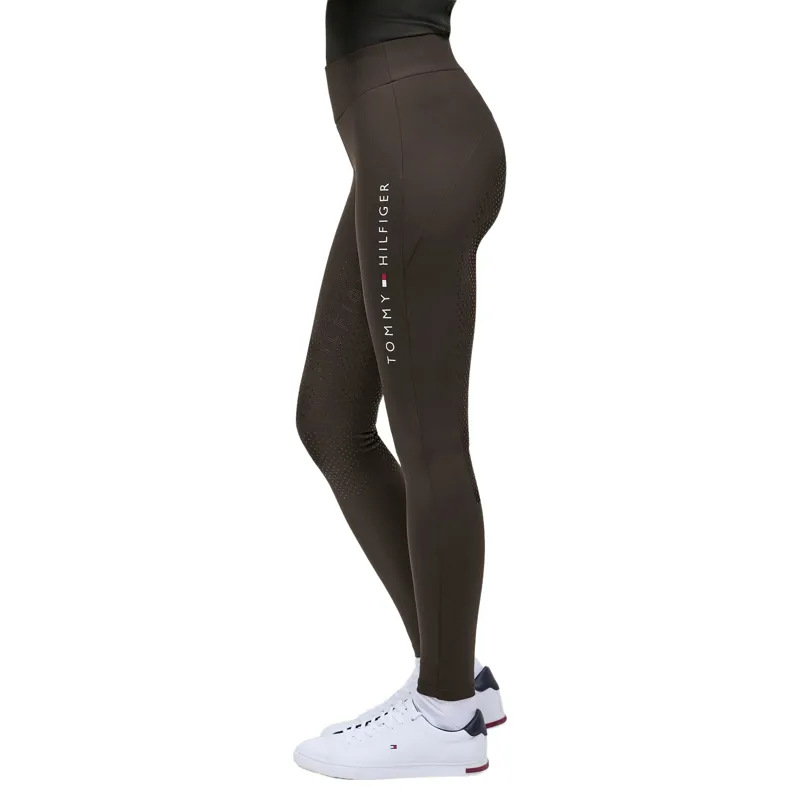 Tommy Hilfiger Elmira Womens Full Grip Riding Tights - Cacao Pre-Order-2