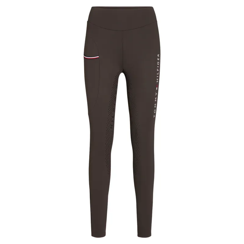 Tommy Hilfiger Elmira Womens Full Grip Riding Tights - Cacao Pre-Order-3
