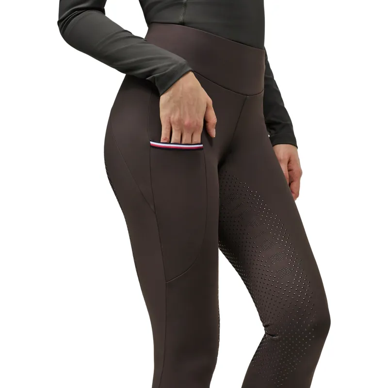 Tommy Hilfiger Elmira Womens Full Grip Riding Tights - Cacao Pre-Order-1