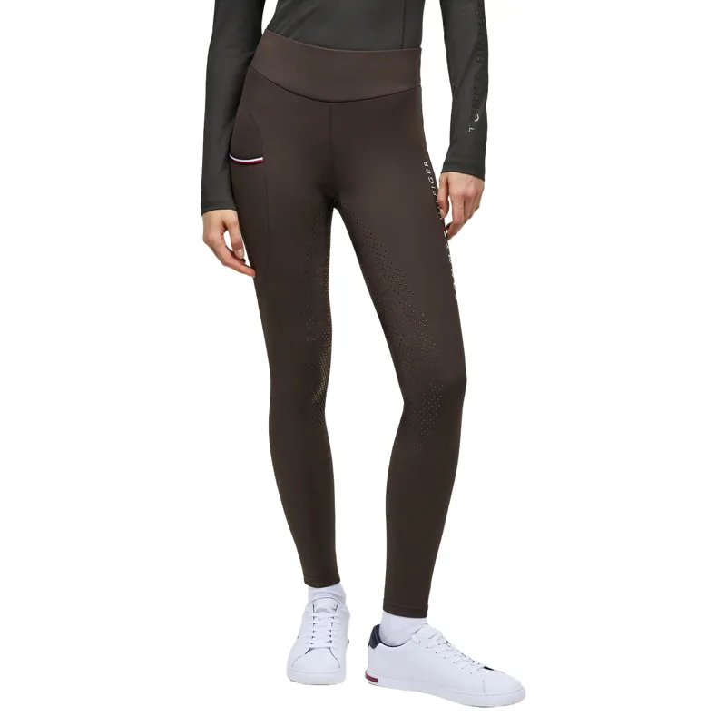 Tommy Hilfiger Elmira Womens Full Grip Riding Tights - Cacao Pre-Order