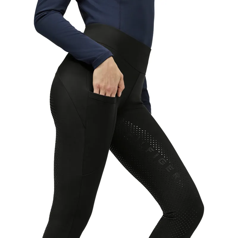 Tommy Hilfiger Elmira Womens Full Grip Riding Tights - Black Pre-Order-5