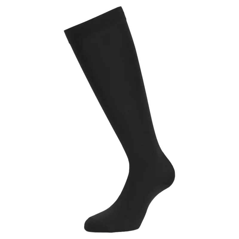 Tommy Hilfiger Fontana Rhinestone Riding Socks - Black-1