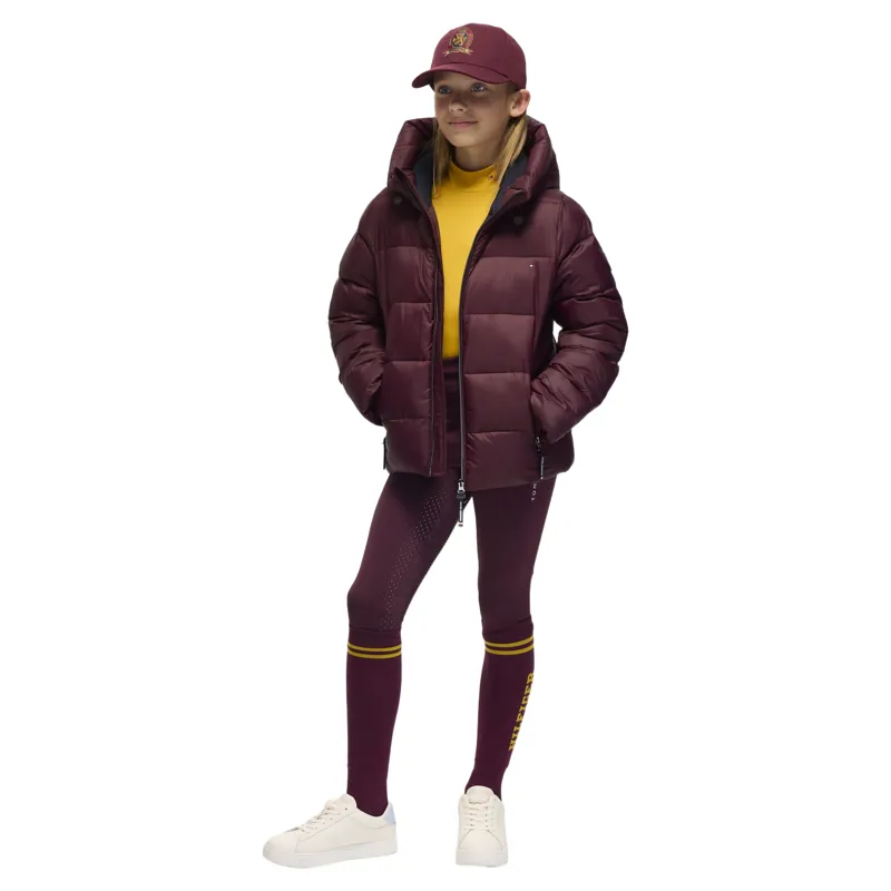 Tommy Hilfiger Glendale Junior Puffer Jacket - Deep Burgundy Pre-Order-1