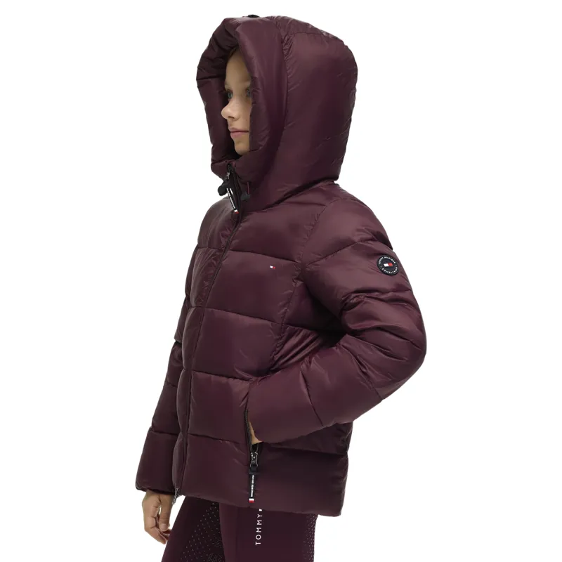 Tommy Hilfiger Glendale Junior Puffer Jacket - Deep Burgundy Pre-Order-4