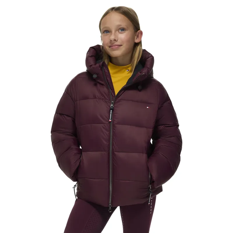 Tommy Hilfiger Glendale Junior Puffer Jacket - Deep Burgundy Pre-Order