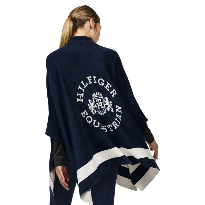 Tommy Hilfiger Greenwood Womens Knitted Cape - Desert Sky-2