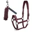 Tommy Hilfiger Yale Shine Headcollar and Leadrope Set - Deep Burgundy Pre-Order
