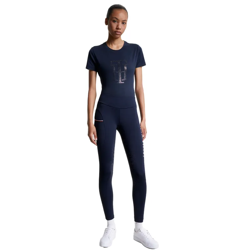 Tommy Hilfiger Highland Womens Full Grip Breeches - Desert Sky-3