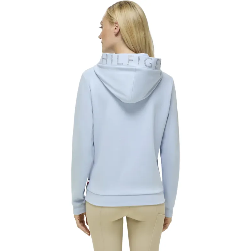Tommy Hilfiger Hollywood Womens Rhinestone Hoodie - Sweet Blue Pre-Order-1