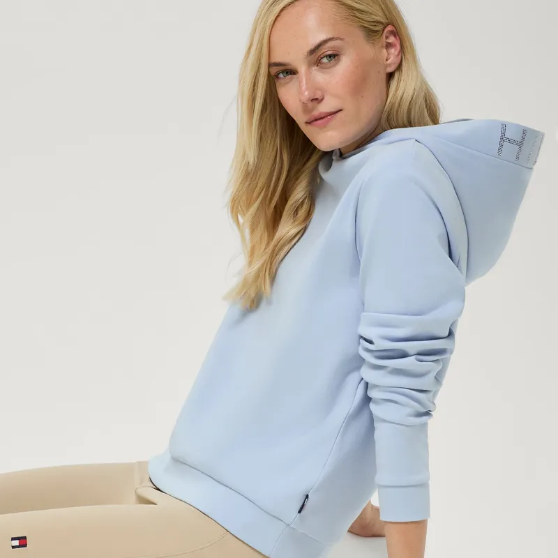 Tommy Hilfiger Hollywood Womens Rhinestone Hoodie - Sweet Blue Pre-Order-3