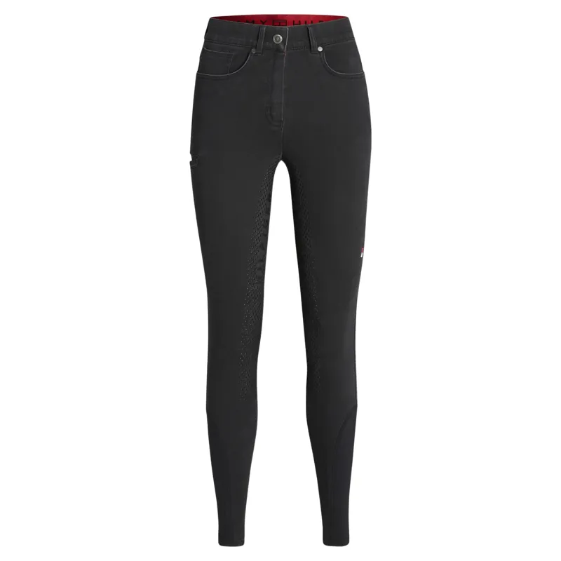 Tommy Hilfiger Hope Womens Full Grip Denim Breeches - Black Pre-Order-1