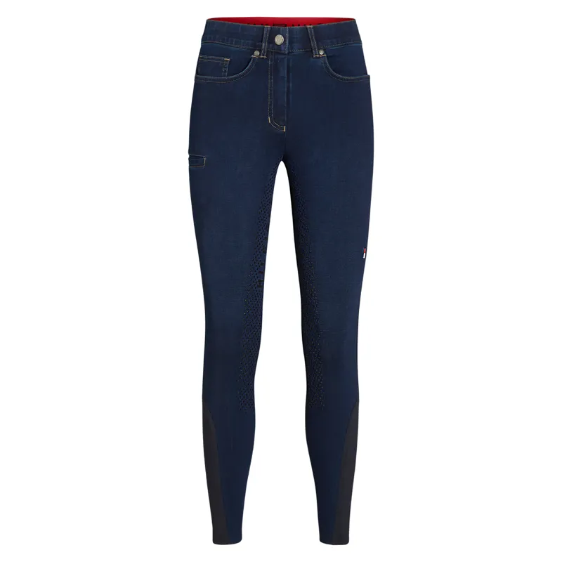 Tommy Hilfiger Hope Womens Denim Full Grip Breeches - Rinse-4