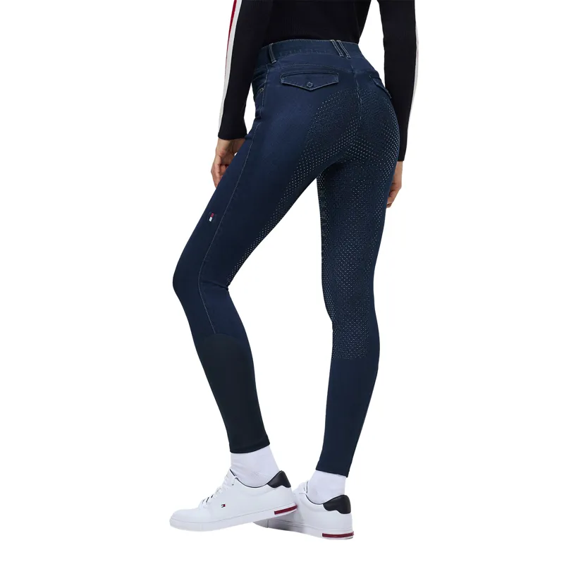 Tommy Hilfiger Hope Womens Denim Full Grip Breeches - Rinse-1