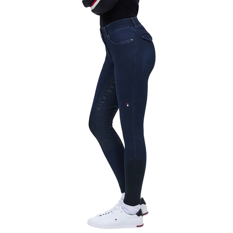 Tommy Hilfiger Hope Womens Denim Full Grip Breeches - Rinse-2