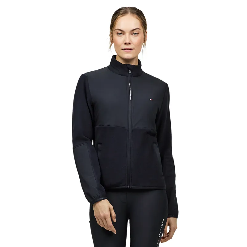 Tommy Hilfiger Huntington Womens Fleece Jacket - Desert Sky-4