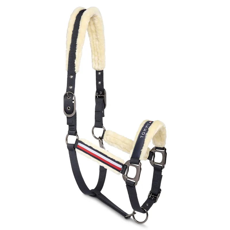 Tommy Hilfiger Kennedy Faux Fur Headcollar - Desert Sky-1