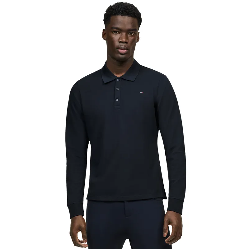 Tommy Hilfiger Erwin Mens Long Sleeve Polo Shirt - Desert Sky